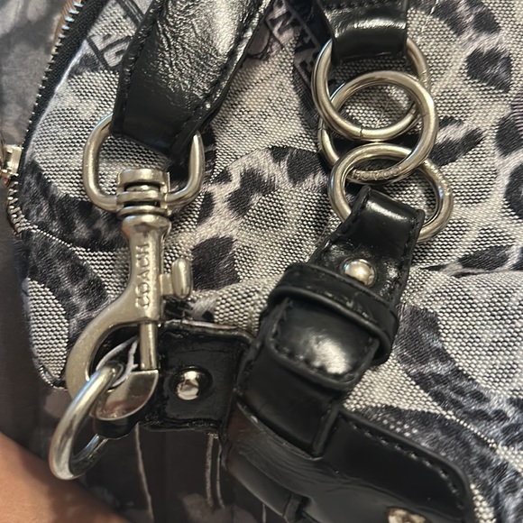 Coach bag with C leopard print - Picture 8 of 8